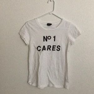 no1 cares tee